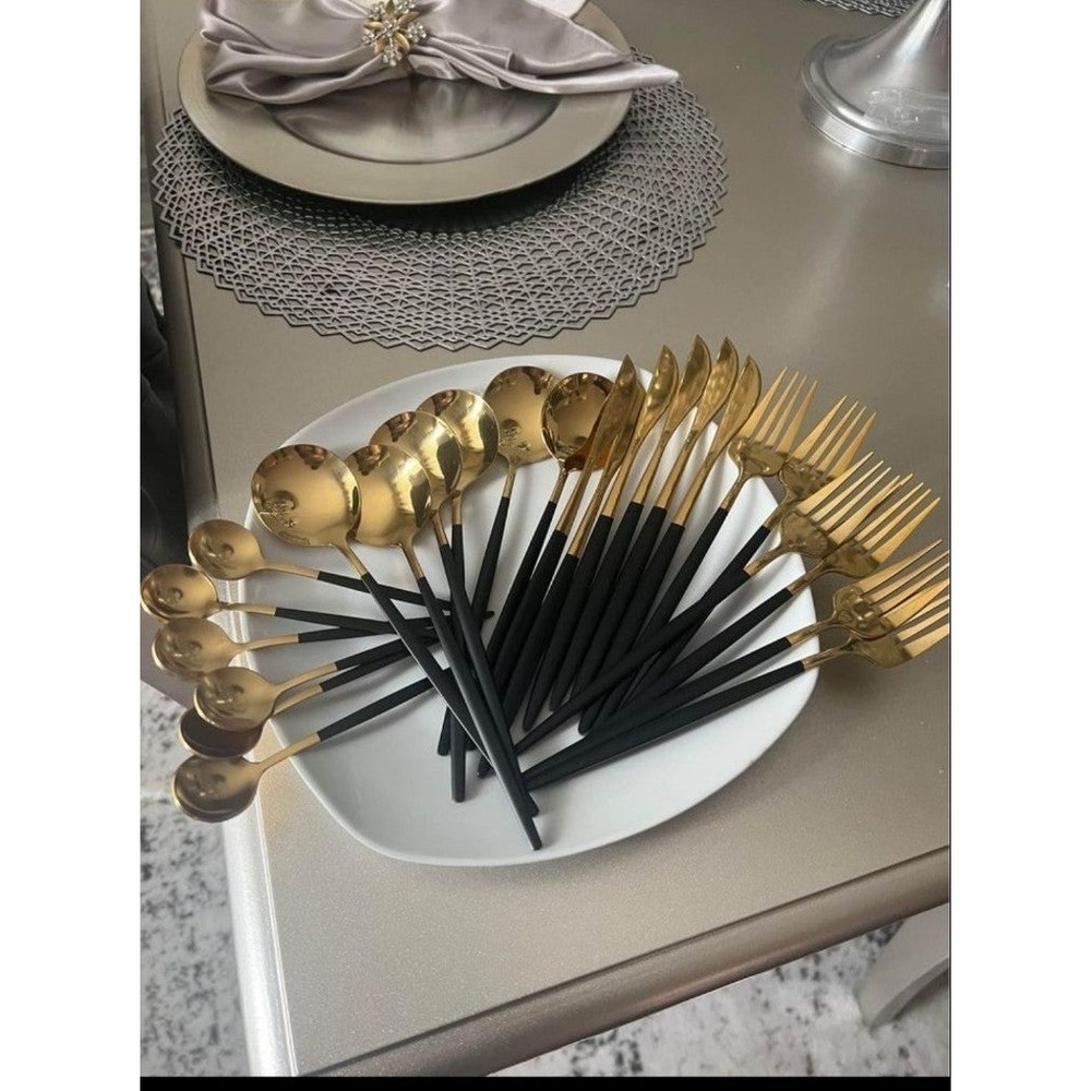 New 24 pieces stainless steel‎ cutlery, flatware,silverware  dinning set